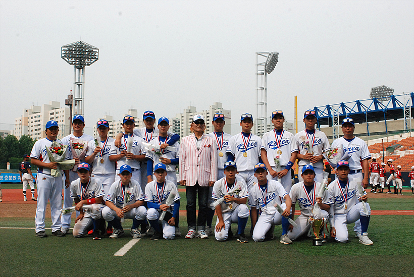 '2017년 세계포니야구대회 U16' 아시아 태평양 지역예선대회서 우승한 한국 A팀
