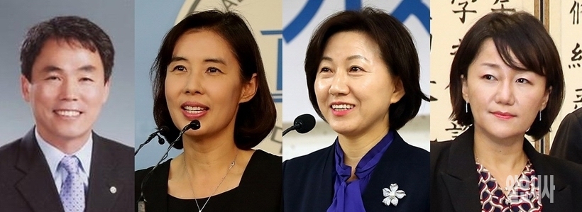 ▲ (사진 왼쪽부터)김현권·박경미·송옥주·이재정 더불어민주당 의원