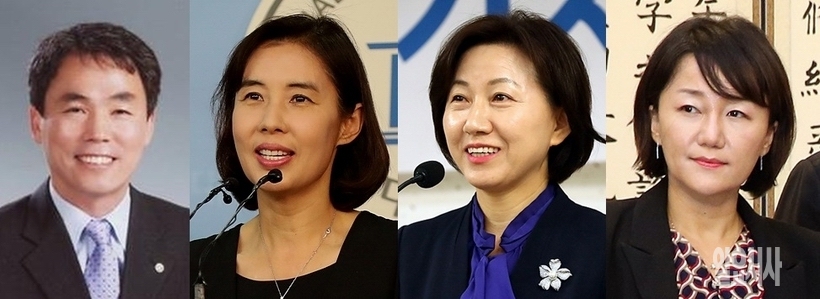 (사진 왼쪽부터)김현권·박경미·송옥주·이재정 더불어민주당 의원 ▲ (사진 왼쪽부터)김현권·박경미·송옥주·이재정 더불어민주당 의원