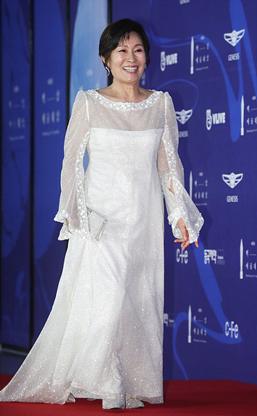 백상예술대상 TV부문 대상을 수상한 배우 김혜자 ▲ 백상예술대상 TV부문 대상을 수상한 배우 김혜자