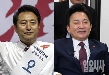 ▲ 오세훈 전 서울시장과 원희룡 제주지사
