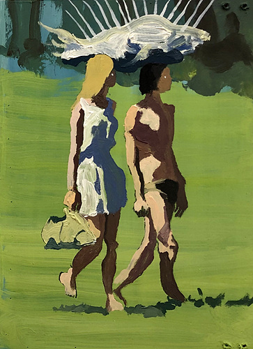See You Soon, 21x30cm, oil on wood panel, 2020 ▲ See You Soon, 21x30cm, oil on wood panel, 2020