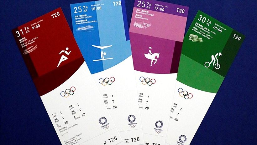 ▲ 도쿄올림픽 티켓 ⓒIOC
