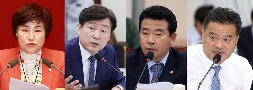 ▲ (사진 왼쪽부터)전혜숙·기동민·박정·임종성 더불어민주당 의원