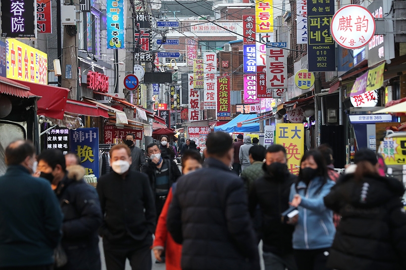 서울 영등포구 대림동의 한 골목 ▲ 대림동 기사