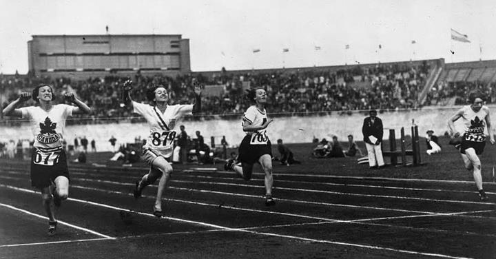 ▲ 1928 암스테르담 올림픽 여자 100m 결승