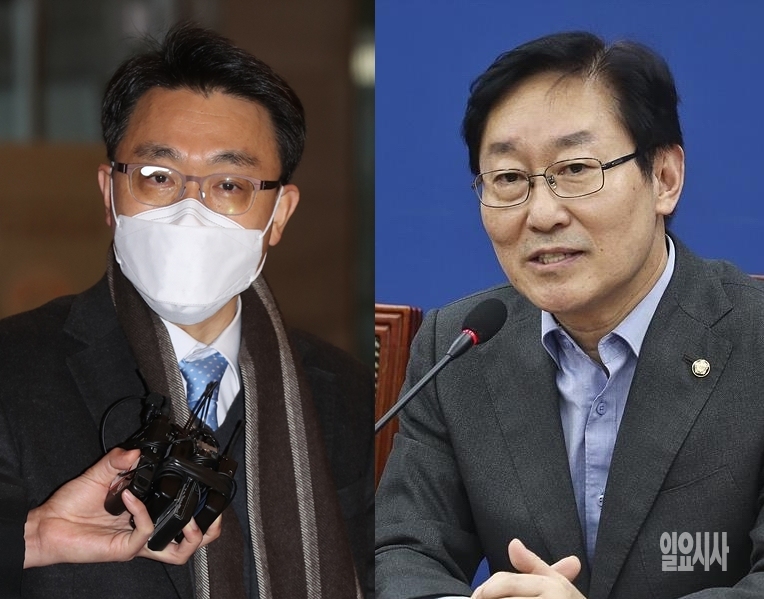 ▲ 김진욱 공수처장 후보자와 박범계 법무부 장관 후보자 ⓒ고성준 기자