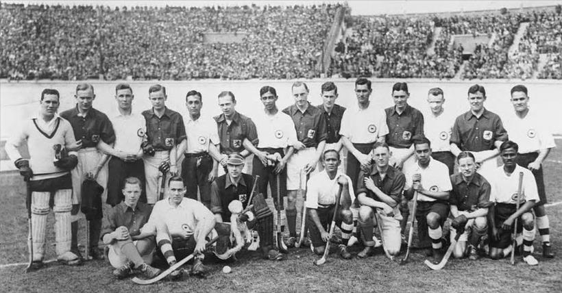 ▲ 1928 암스테르담 올림픽 결승전을 앞둔 인도와 네덜란드 대표팀