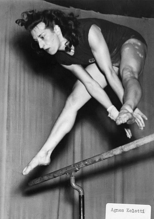 ▲ 1956년 멜버른 올림픽 당시의 아그네스 켈레티