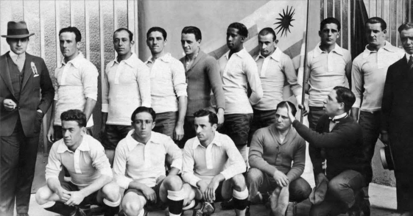 ▲ 1924년 파리올림픽 우루과이 대표팀