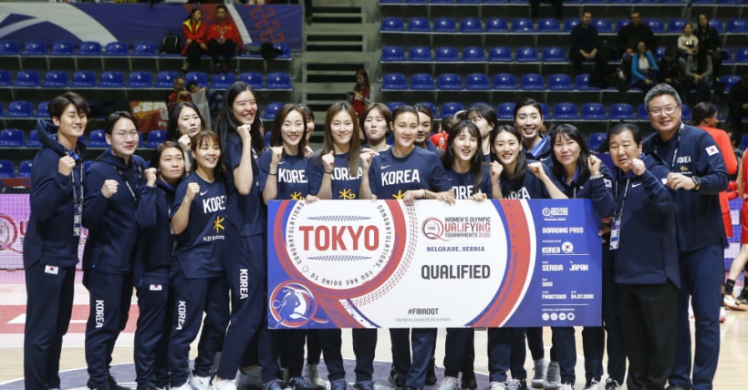 ▲ 한국 여자농구 대표팀