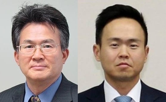 정도언 일양약품 회장과 정유석 일양약품 부사장 ⓒ일양약품