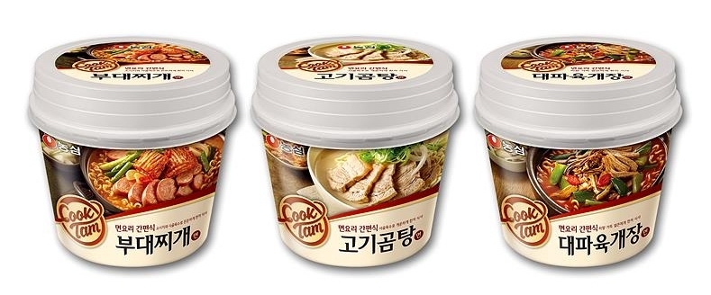 농심 면요리 간편식 쿡탐 3종