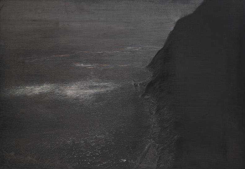 ⓒ황재형, 알혼섬, 2016, 캔버스에 흑연, 112.1x162.2cm. 국립현대미술관 소장