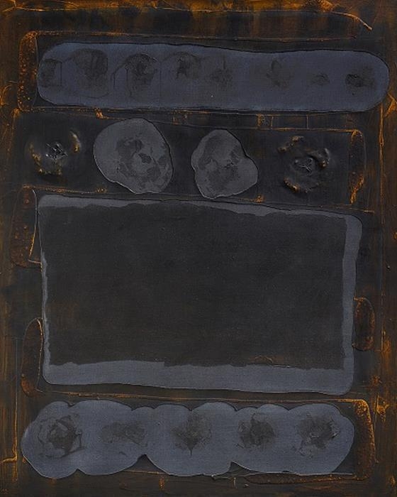 정상화作, 작품 64-7, 1964, 캔버스에 유채, 162×130cm ⓒ국립현대미술관