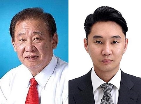 (사진 왼쪽부터)주진우 사조그룹 회장, 주지홍 사조산업 상무