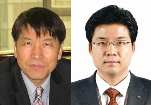 이한구 현대약품 회장과 이 회장의 장남인 이상준 현대약품 대표이사