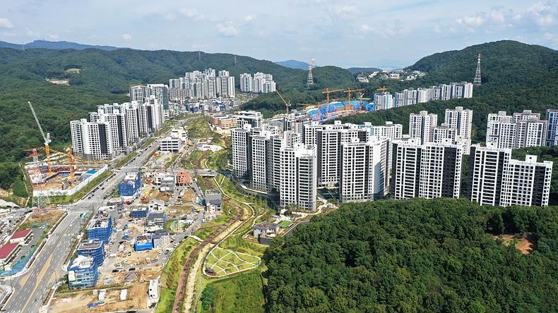 성남 대장동 개발지구 ⓒ뉴시스