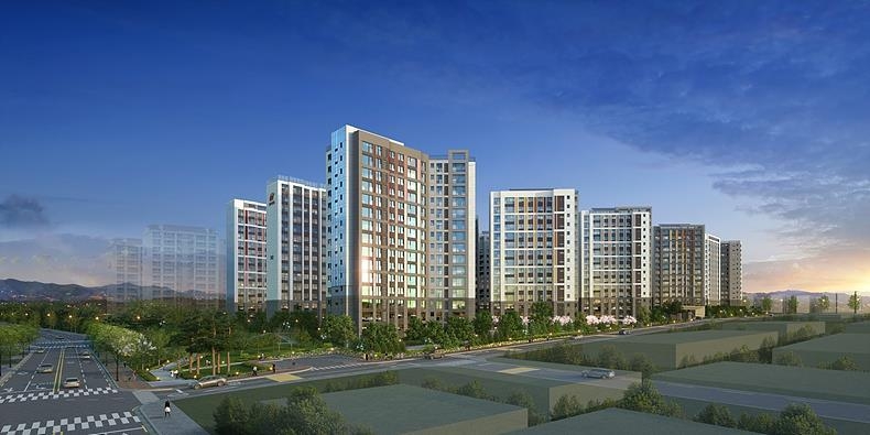 현대건설 ‘힐스테이트 평택 더퍼스트’ 투시도