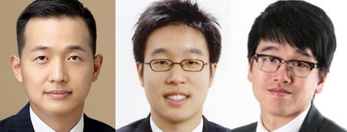 (사진 왼쪽부터)김동관 한화솔루션 대표이사 사장, 양홍석 대신증권 사장, 이선호 CJ제일제당 글로벌비즈니스 부장