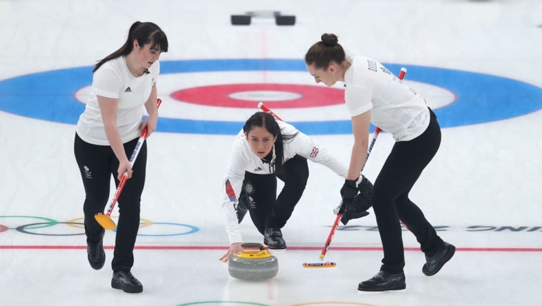 2022 베이징동계올림픽서 일본을 10-3으로 누르고 금메달을 획득한 영국 여자 컬링팀