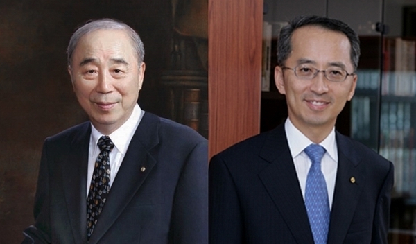 이광래 우미건설 회장과 이석준 우미건설 부회장