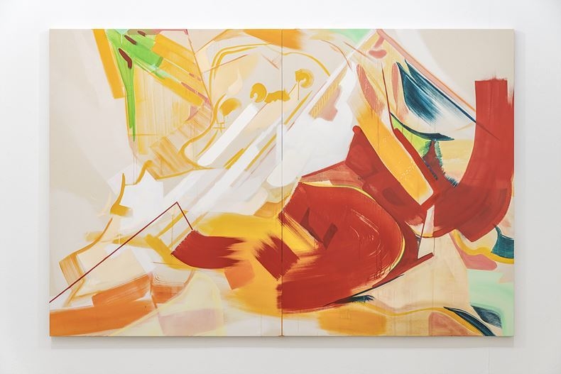 Long shoot (2021)_캔버스에 수용성 유화_145x220x3cm ⓒ김세은