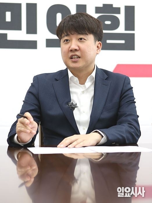 대담 갖는 이준석 국민의힘 대표 ⓒ박성원 기자