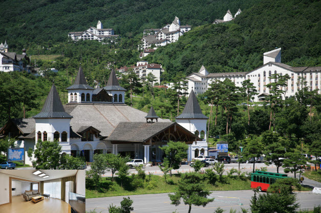 무주 덕유산 리조트 전경