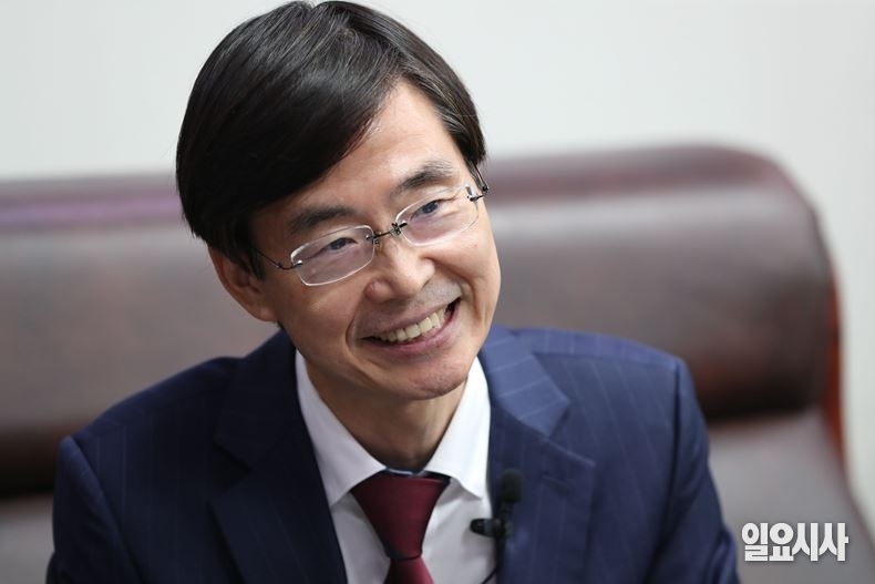 국민의힘 내 최다선(5선) 조경태 의원이 <일요시사>와 대담을 갖고 있다. ⓒ박성원 기자