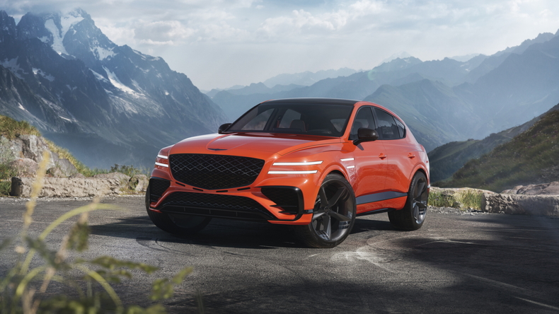 제네시스의 첫 번째 쿠페형 SUV 콘셉트 모델인 ‘GV80 쿠페 콘셉트(GV80 Coupe Concept)’