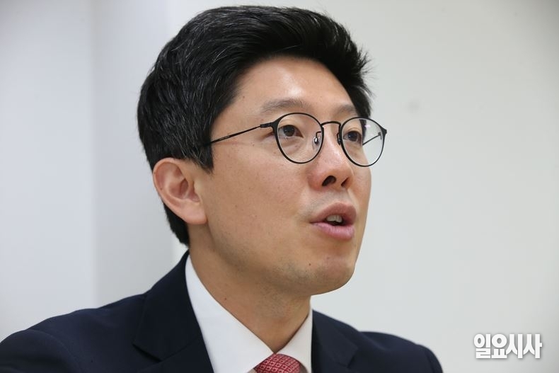 김병민 국민의힘 최고위원이 <일요시사>와 인터뷰를 갖고 있다. ⓒ박성원 기자