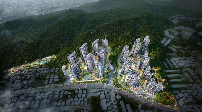 포레나 대전월평공원 조감도