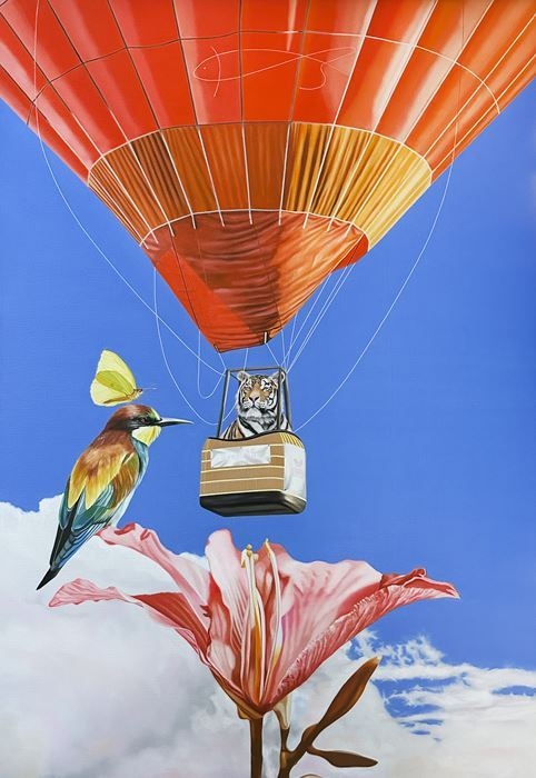 Symbiosis, 162.0x112.0cm, Oil on Canvas, 2023 ⓒ더 트리니티