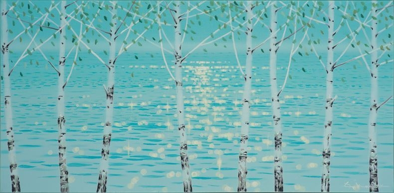 Nature-Memory 80.0X40.0 oil on canvas 2017