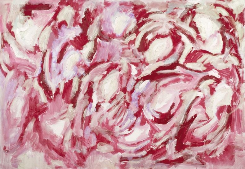 만개(Red) 2021-2023 oil on canvas 112.1x162.2cm ⓒ채온