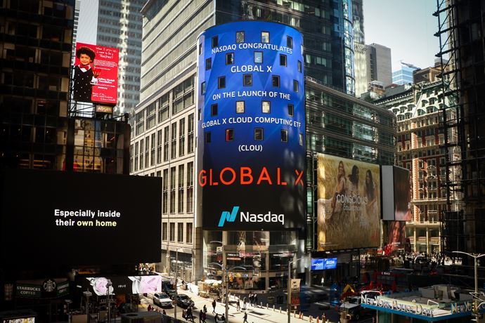 Global X 나스닥 광고