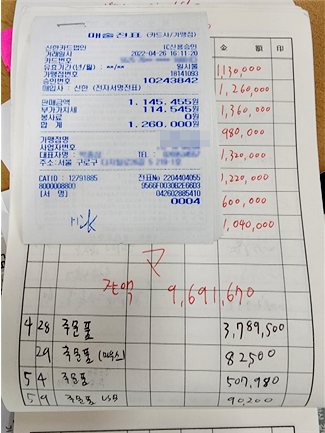 영수증