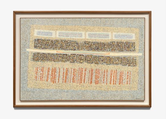 이성자, 숨겨진 나무의 기억들, 1965, 캔버스에 유채, 130 x 193 cm. Courtesy of Seundja Rhee Foundation and Hyundai Hwarang ⓒ현대화랑