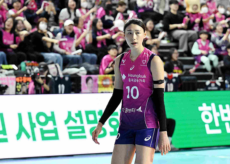 여자 프로배구 흥국생명 스파이더스 소속의 김연경(37) 선수 ⓒ한국배구연맹 