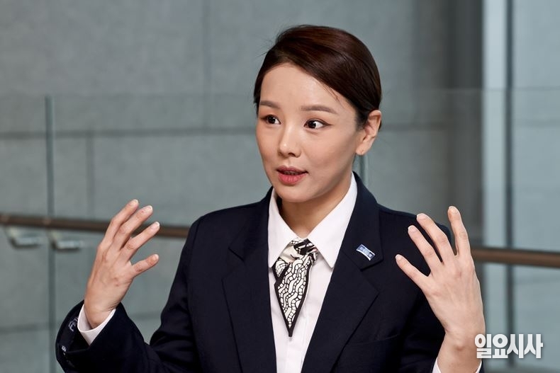 강미정 조국혁신당 대변인이 <일요시사>와 인터뷰를 갖고 있다. ⓒ고성준 기자
