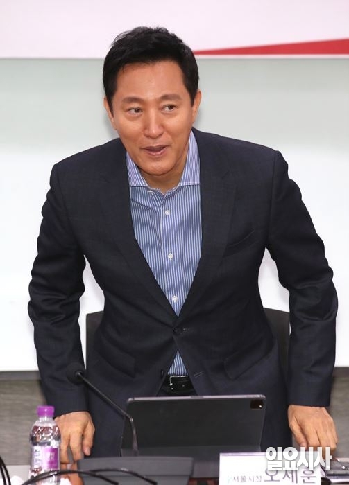 지난 13일, 21대 대선 불출마를 선언한 오세훈 서울시장 ⓒ문경덕 기자