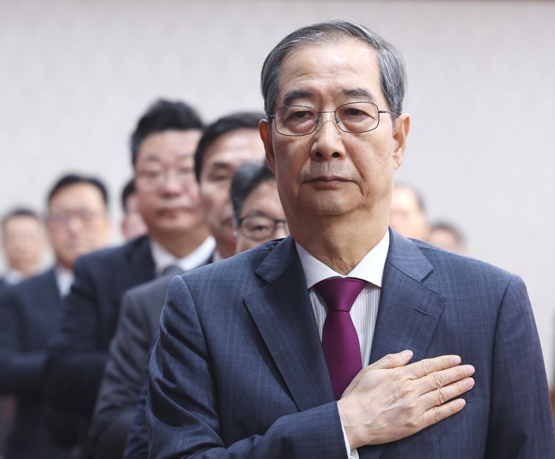 2일, 공식 대선 출마 선언 예정인 한덕수 전 대통령 권한대행 겸 국무총리. 한 전 권한대행은 이날 출마 선언 후 광주 5·18 국립묘지를 참배한다. ⓒ뉴시스