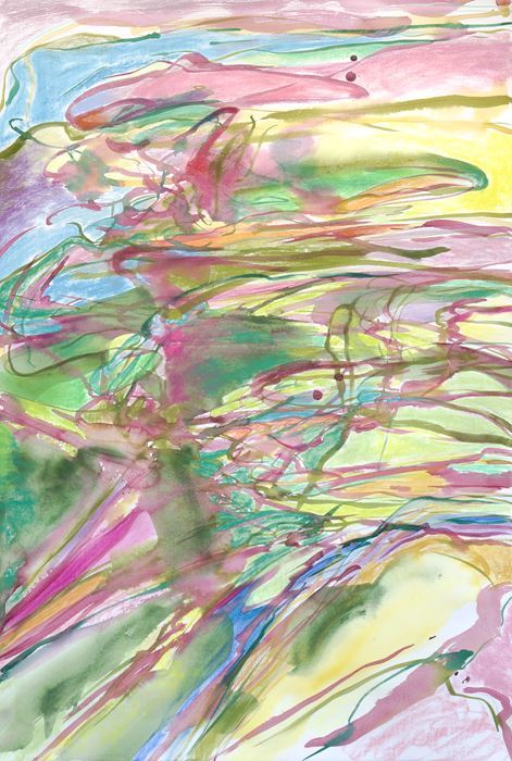 김태진_transparent interior_종이에 수채, 파스텔_120×80cm_2024 ⓒ갤러리 호호