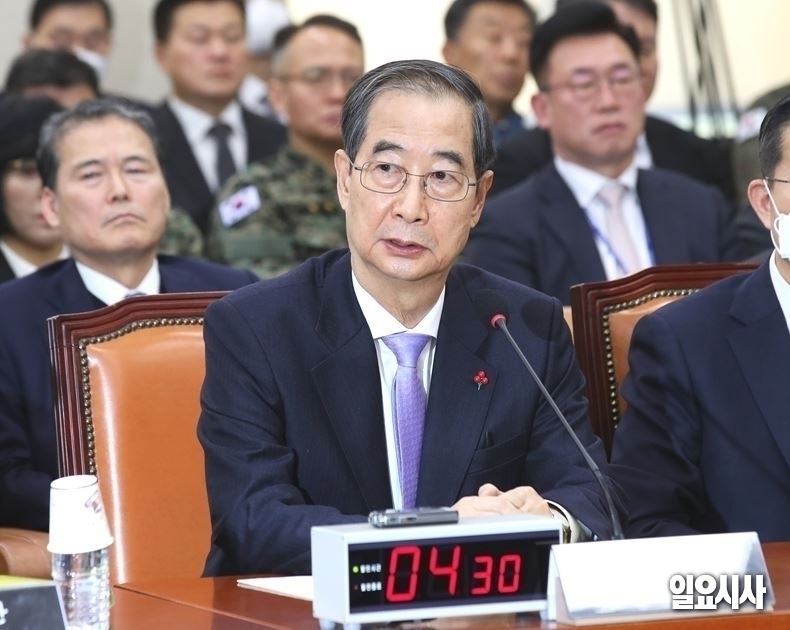 한덕수 무소속 대선 예비후보(사진)가 7일, 외신기자 초청 간담회서 “(김문수 국민의힘 대선후보와의)단일화는 국민의 명령으로 잘 이뤄질 것”이라고 예상했다. ⓒ문경덕 기자