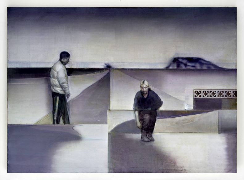 Eric Keller, Abend, Dong Hae (Evening, Dong Hae), 2025, Oil on canvas, 130 x 180cm
