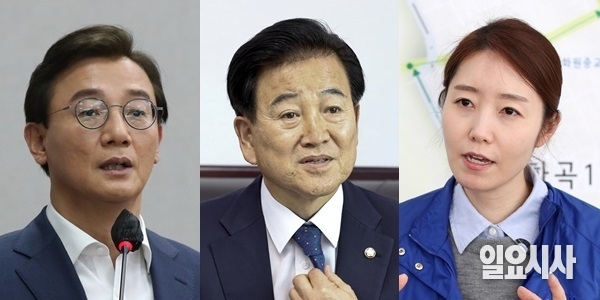 (사진 왼쪽부터) 전재수(해양수산부 장관)·정동영(통일부)·강선우(여성가족부) 장관 후보자 ⓒ고성준 기자·뉴시스
