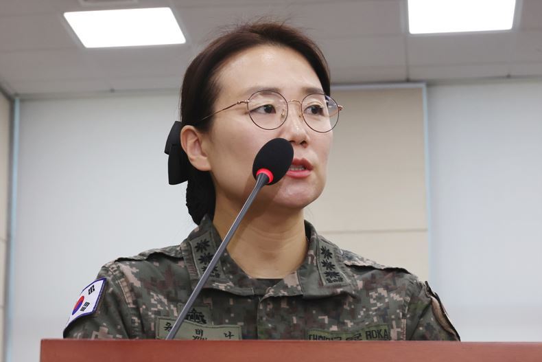 윤비나 방첩사 법무실장 ⓒ뉴시스