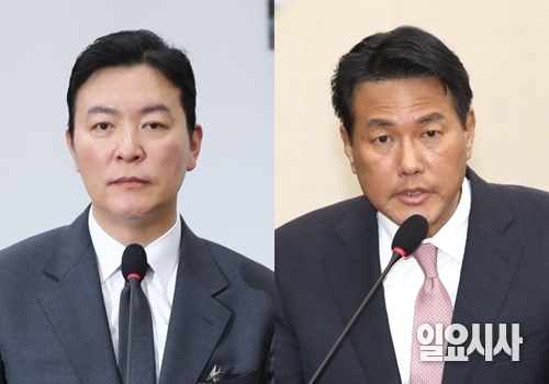 (사진 왼쪽부터) 김성훈 전 대통령경호처 경호차장과 김태효 전 국가안보실 1차장 ⓒ문경덕 기자