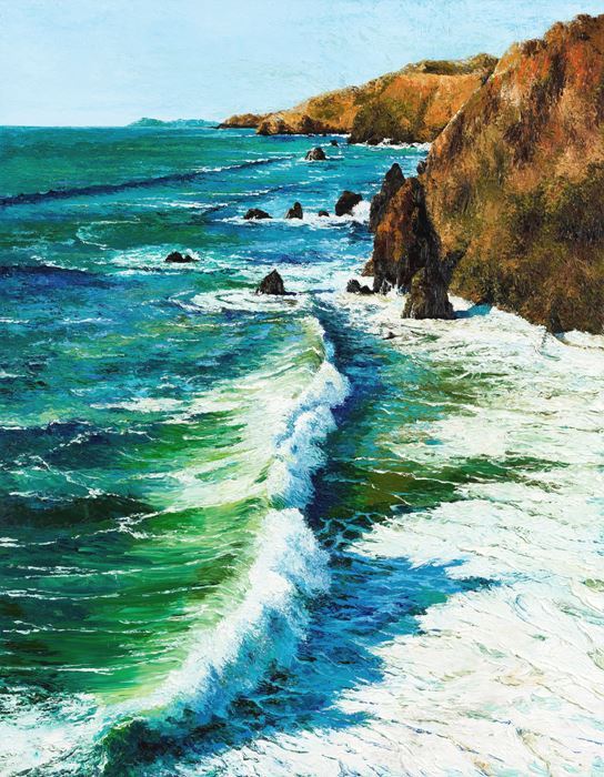 Waves#10, 2025, Oil on canvas, 116.8x91.4cm ⓒ김남표